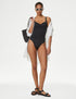 Marks & Spencer "360 Tummy Control Ruched Plunge Swimsuit"